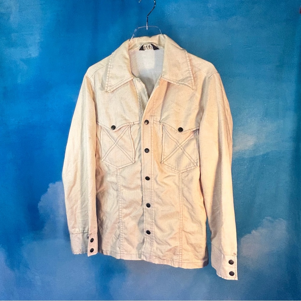 TOBIAS LONG SLEEVE DENIM JACKET - NO SIZE TAGS (FITS LIKE  WOMENS S/M)
